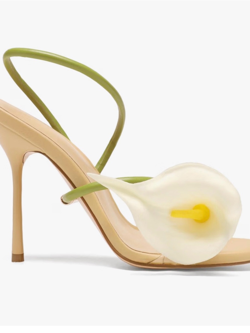 Calla Lily Strappy High Heel Sandals